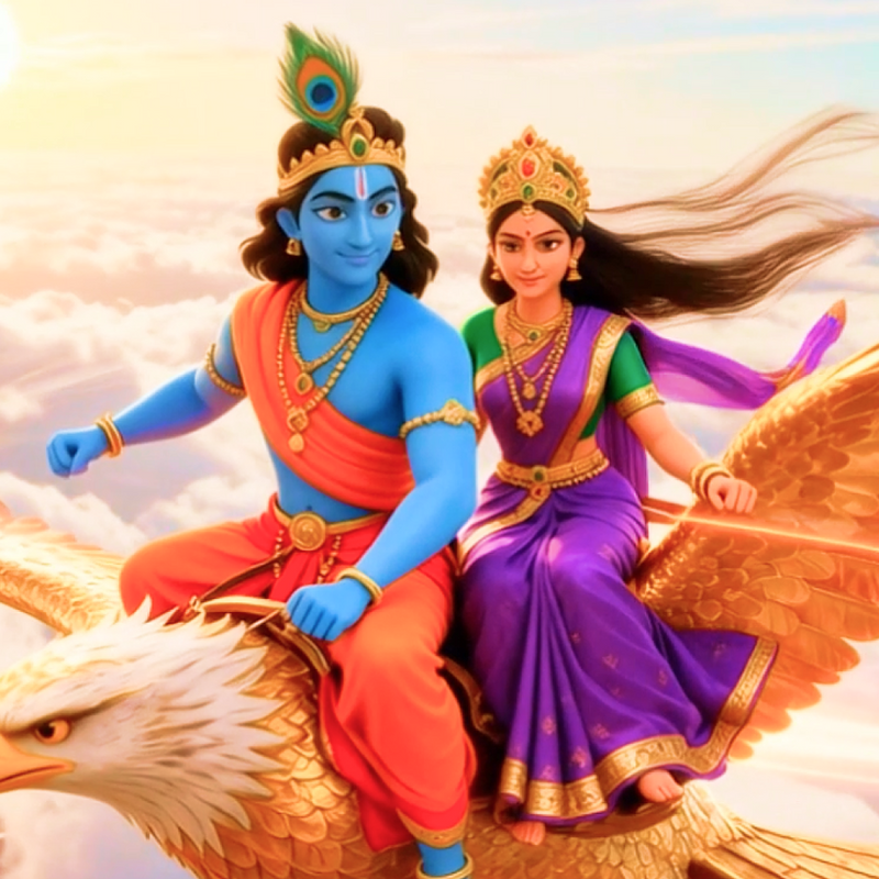 Satybhama's Brave Battle