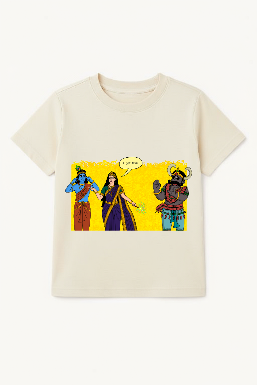 Satybhama's Brave Battle