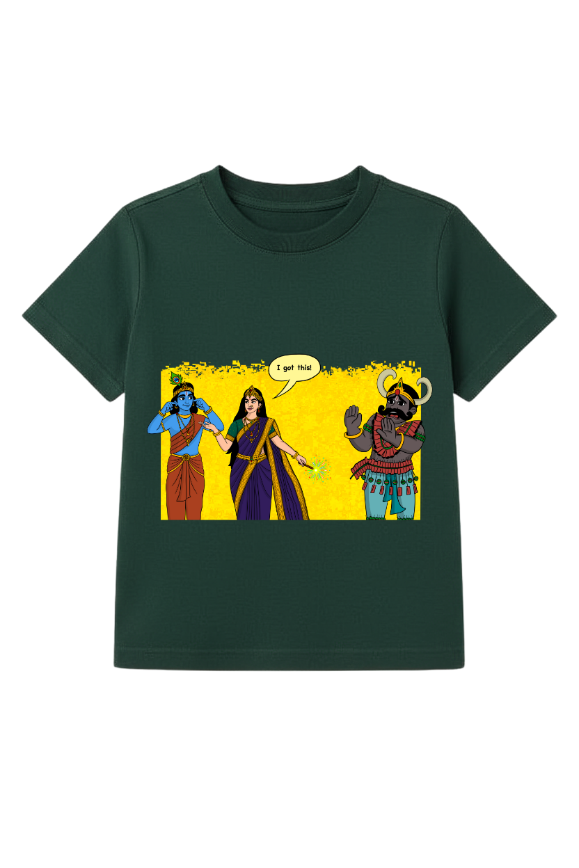 Satybhama's Brave Battle